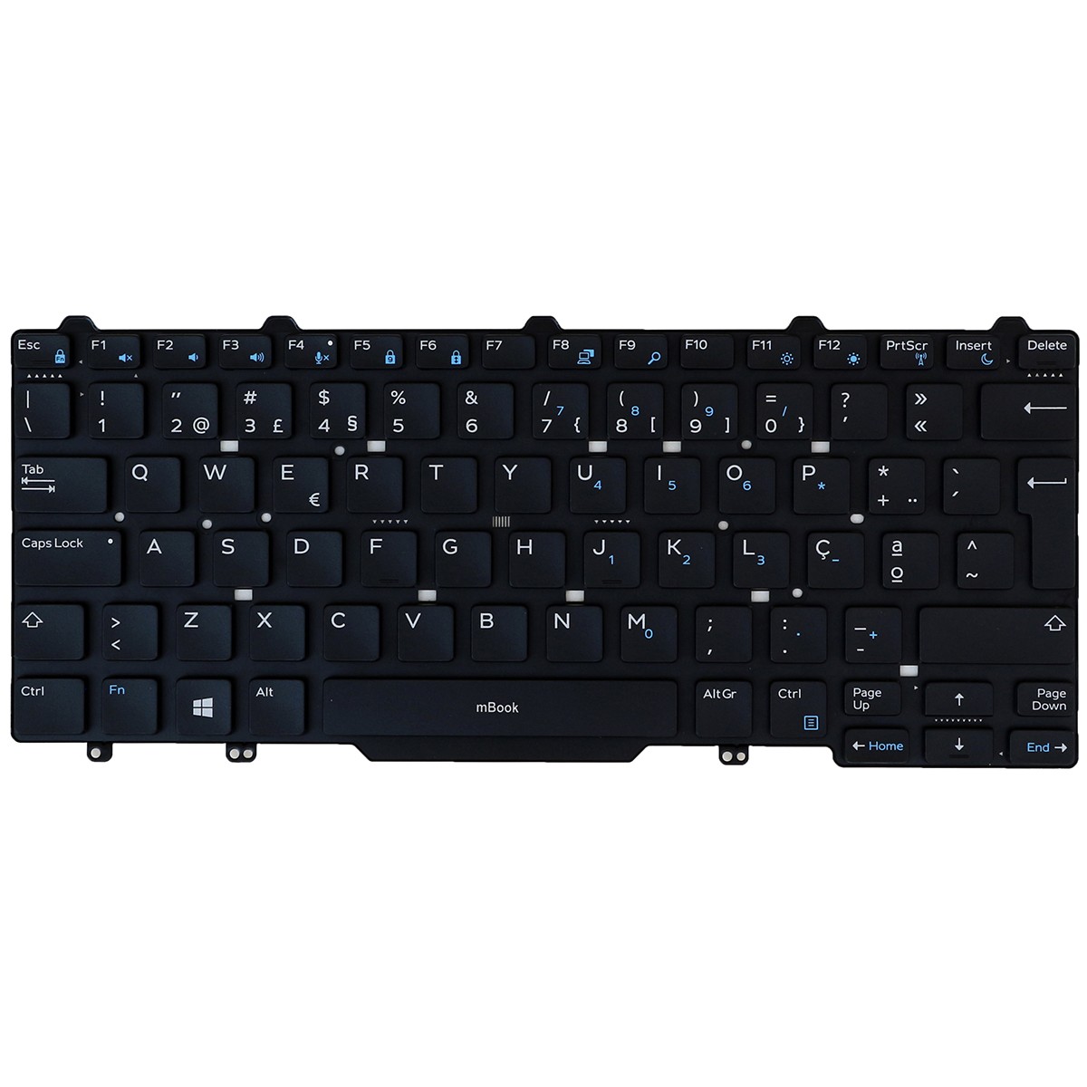 Teclado Dell Latitude 094f68 94f68 Latitude 5490 Layout Po, 