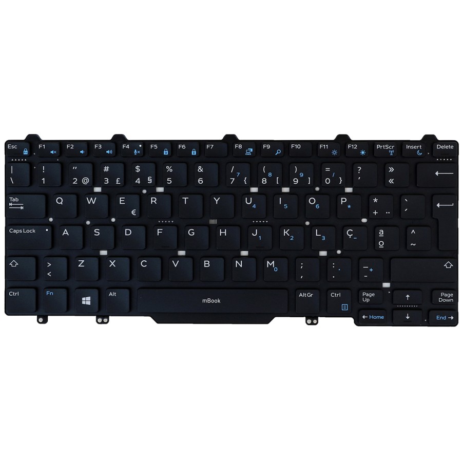 Teclado Dell Latitude 094f68 94f68 Latitude 5490 Layout Po, 