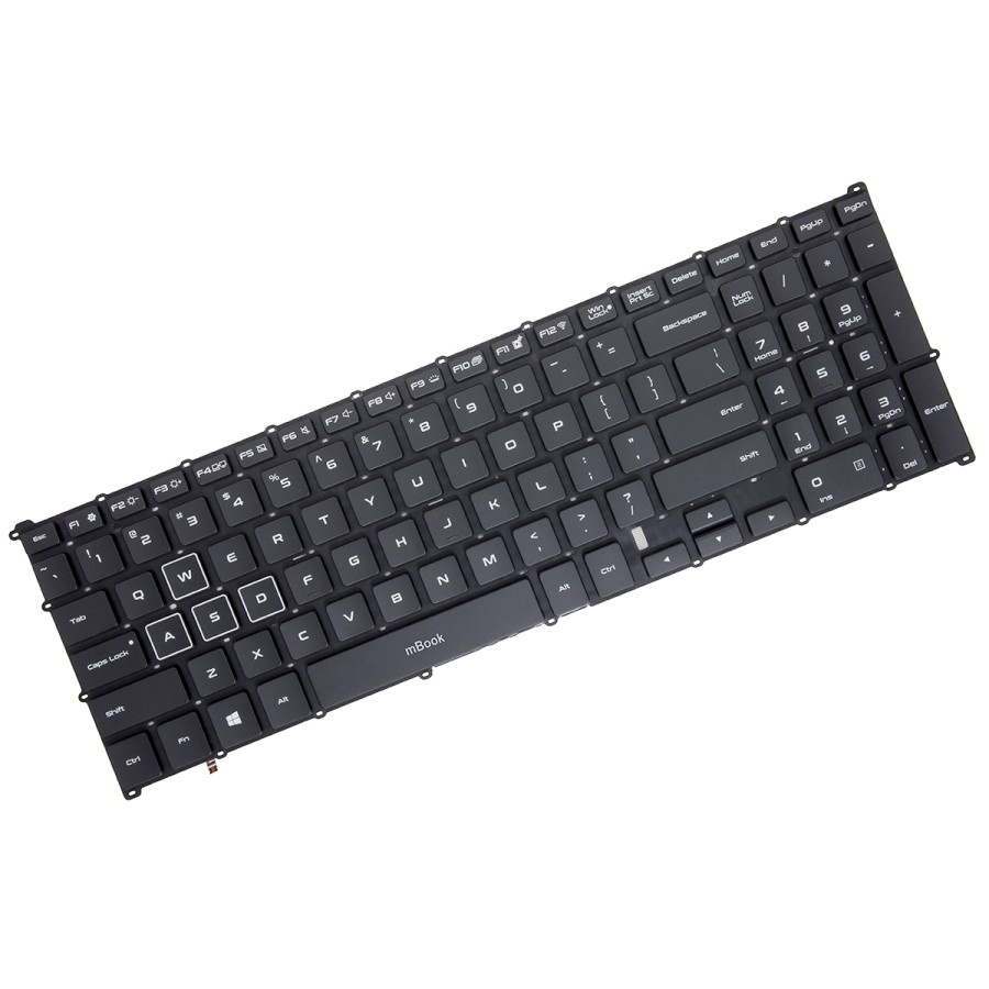 Teclado para Samsung Odyssey compatível 9z.narbn.c01 Layout, 