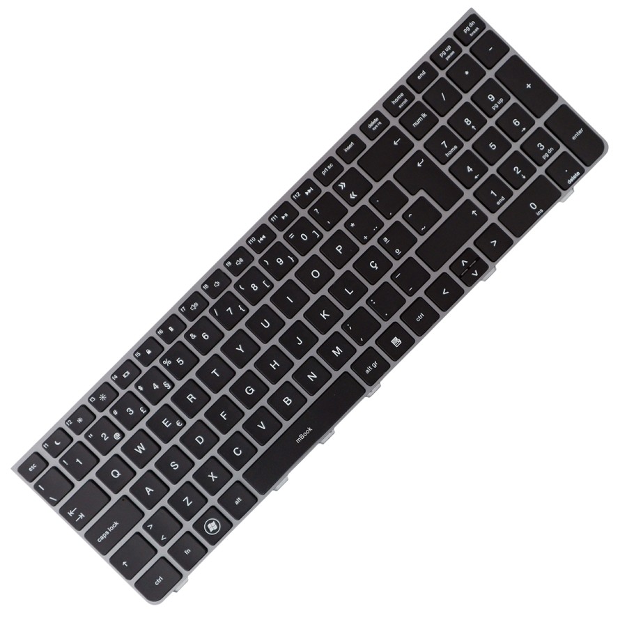 Teclado HP Probook 9Z.N6MSV.001 MP-10M13US-930 Com Moldura, 