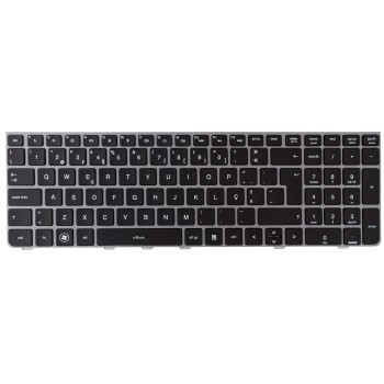 Teclado HP Probook 9Z.N6MSV.001 MP-10M13US-930 Com Moldura, 