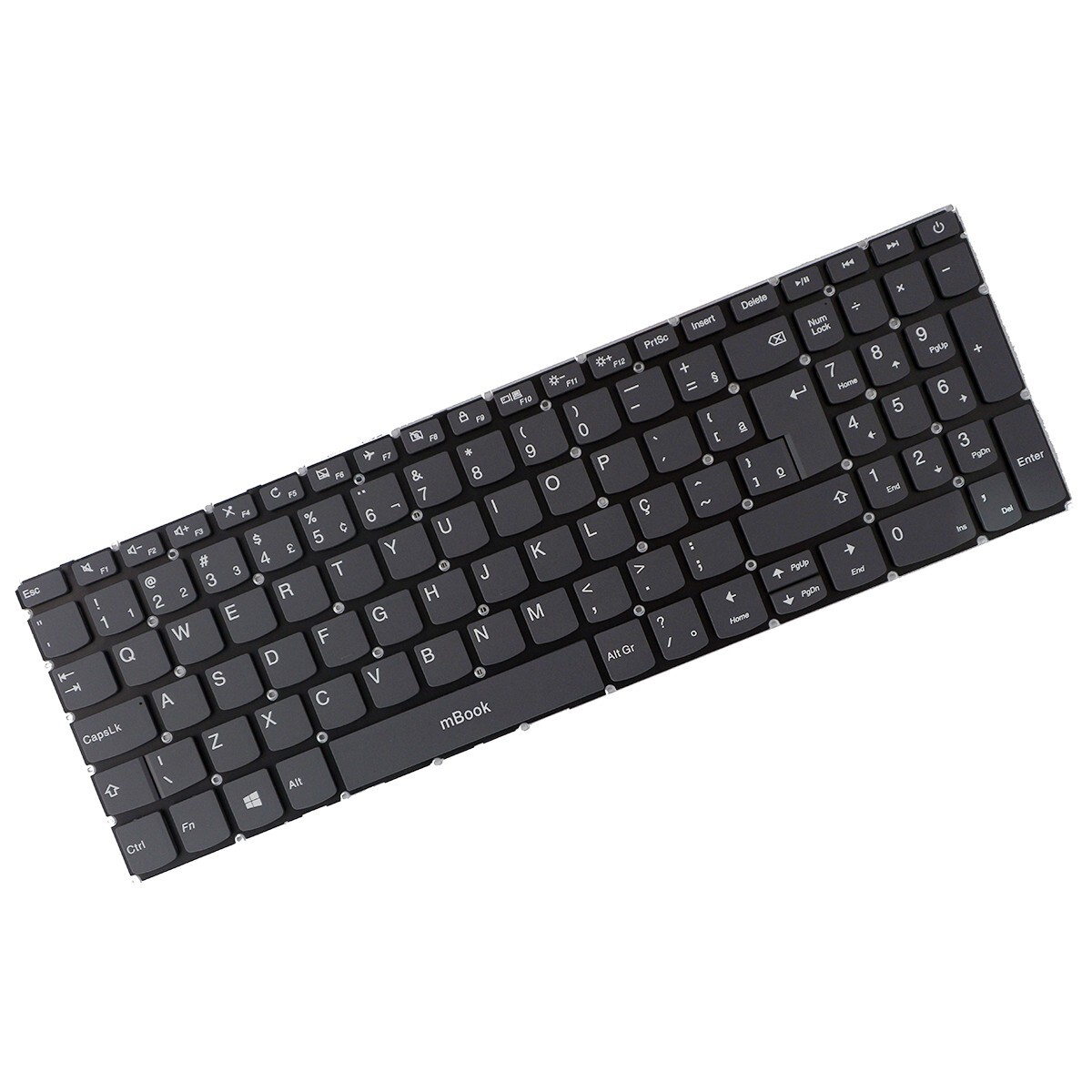 Teclado Para Notebook Lenovo Ideapad S145-15iwl 81s90005br, 