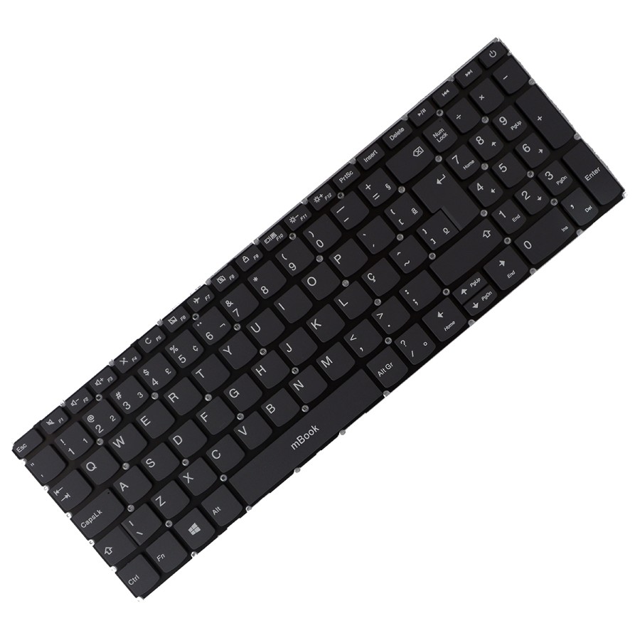 Teclado Para Notebook Lenovo Ideapad S145-15iwl 81s90005br, 