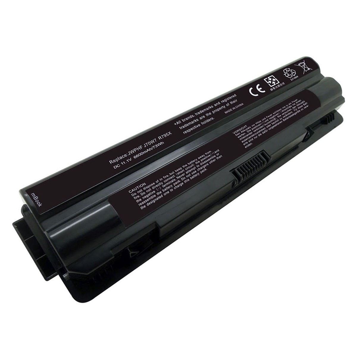 Bateria Dell Dell Xps 15 L521x Xps 17 L701x L702x 6600mah, 