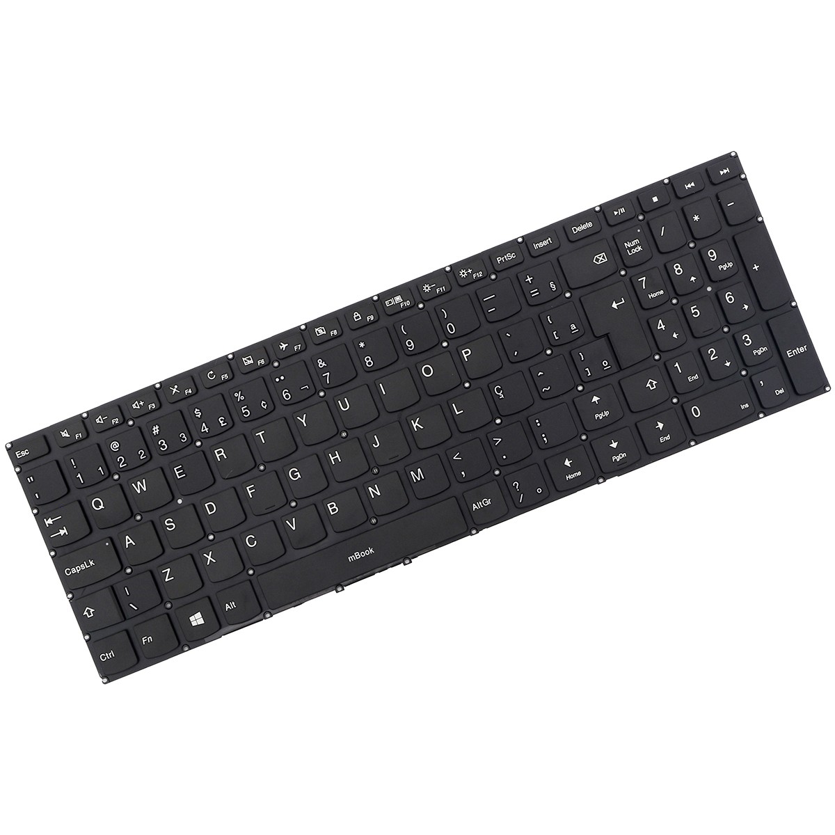 Teclado para Lenovo 510-15isk 510-15ikb Sem Botão Power, 