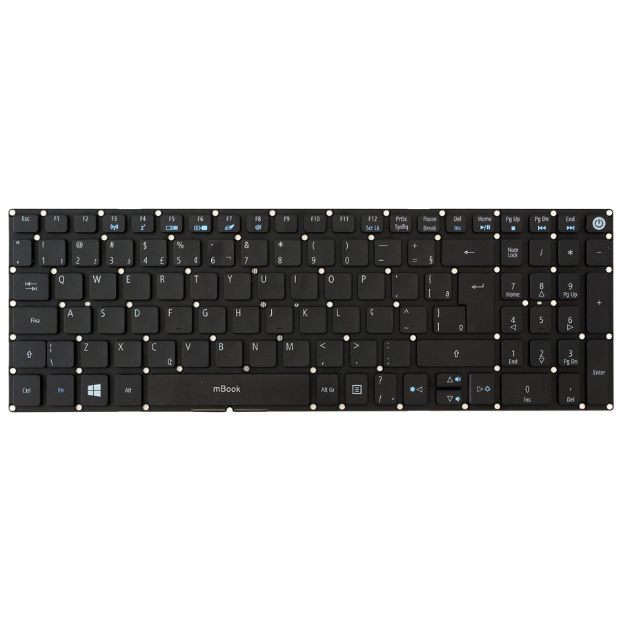 Teclado Notebook para Acer Aspire Aezrtg00210 Aezrt600110, 