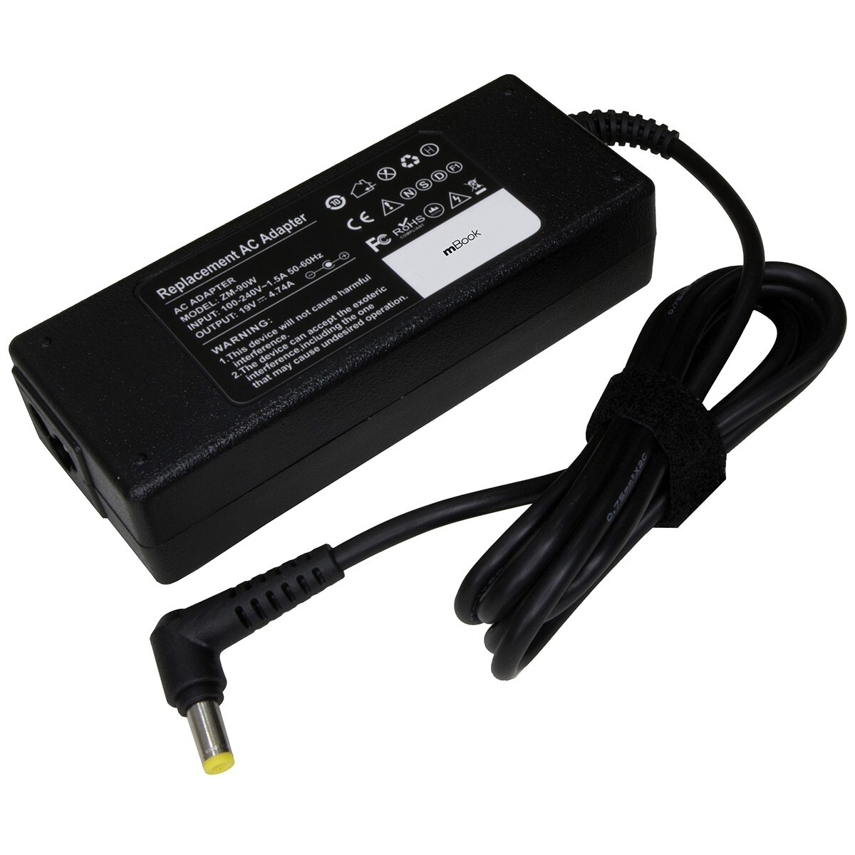 Fonte Carregador para Acer Aspire 5570 19V 4.74A 90W, 