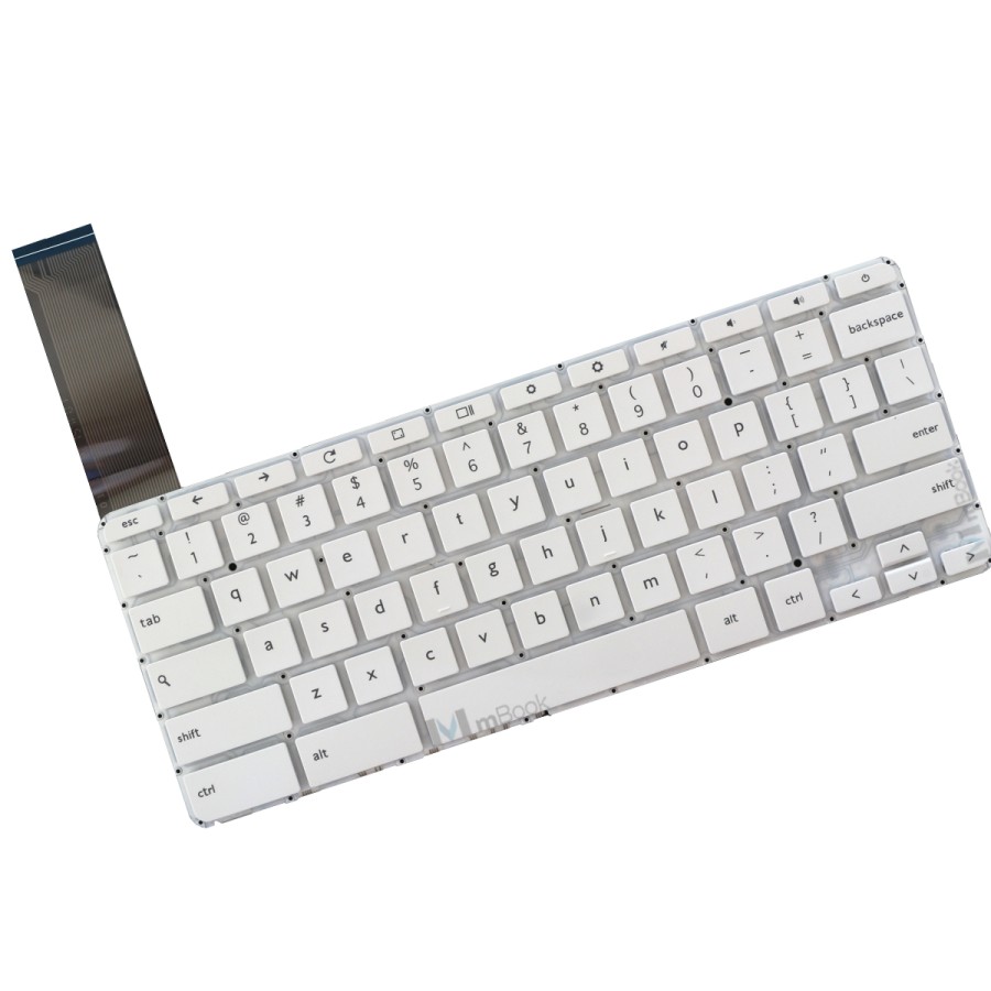 Teclado para HP Chromebook 790924-001 Branco Us, 