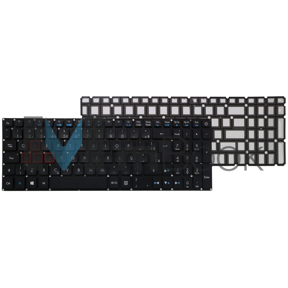 Teclado Acer Compatível Com Pk131ty1b28 Nki1513057 ABNT, 