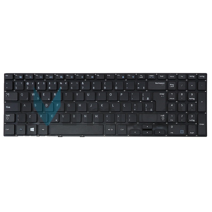Teclado Notebook Compatível Com Samsung NP370R5E BR, 