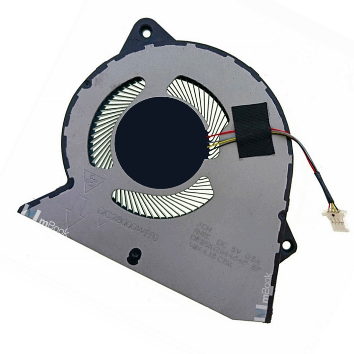 Cooler Fan Ventoinha Compatível Com Dell Inspiron i15-i120k, 