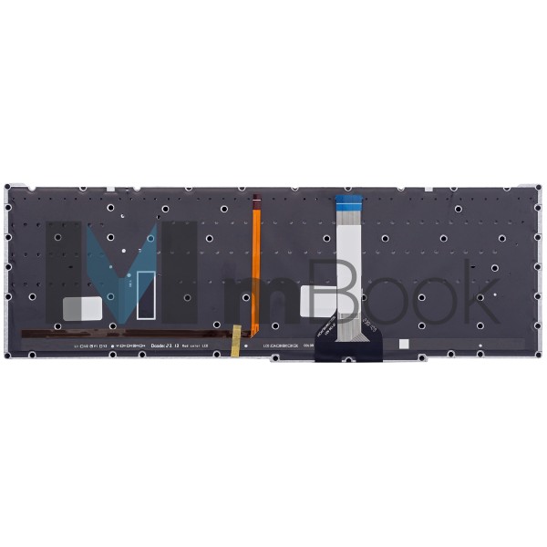 Teclado Compatível Com AN517-55 BR Com LED, 