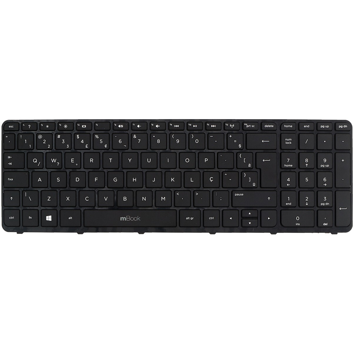 Teclado HP Pavilion 15-n Compatível Com V140546AS1 Com Ç, 