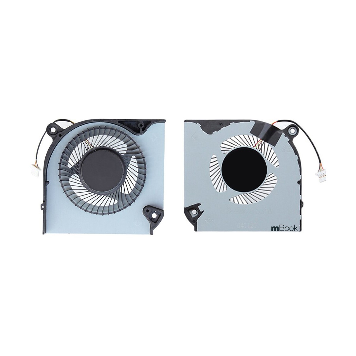 Par De Coolers Fan Ventoinha Para Acer Nitro 5 An515-54-76xc, 