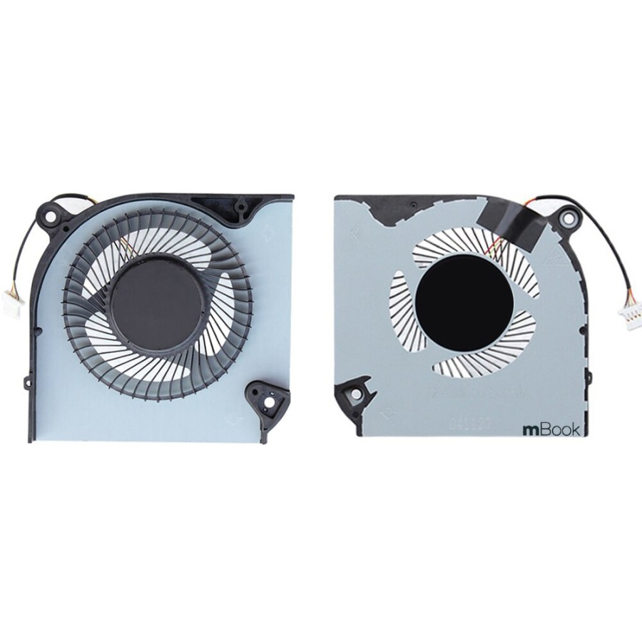 Par De Coolers Fan Ventoinha Para Acer Nitro 5 An515-54-76xc, 