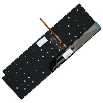 Teclado pra Dell Compatível com 490.0mz07.ad1b Cinza Com Led, 