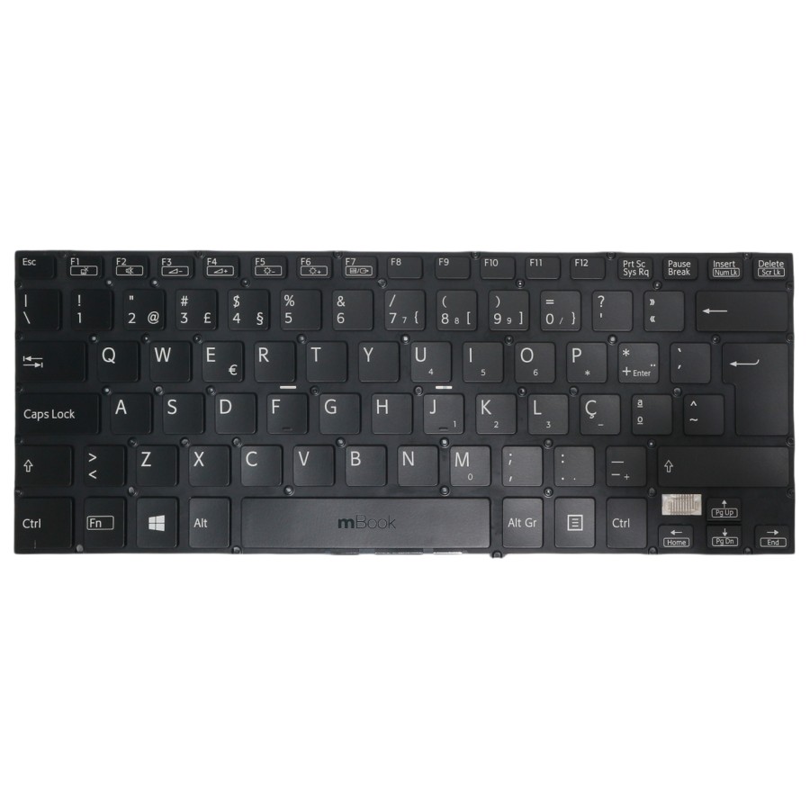 Teclado para Sony VAIO SVF14A14CXS Layout PO com Leds, 
