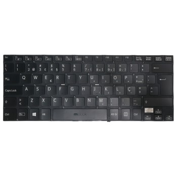 Teclado para Sony VAIO SVF14A14CXS Layout PO com Leds, 