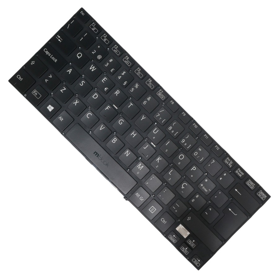 Teclado para Sony VAIO SVF14A14CXS Layout PO com Leds, 
