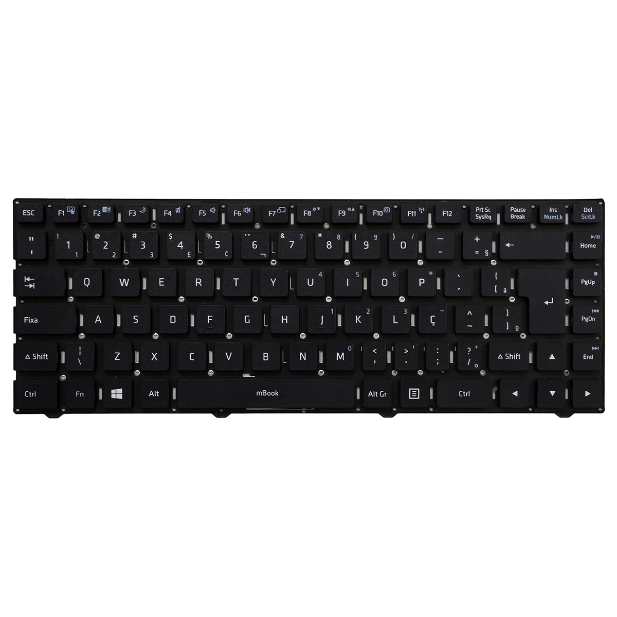 Teclado Positivo Stilo XR3525 XR3550 XR3555 XRi3005 Wifi F11, 
