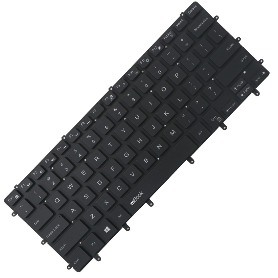 Kit com 3x Teclados para Dell Precision 5510 m5510 5520 5530, 