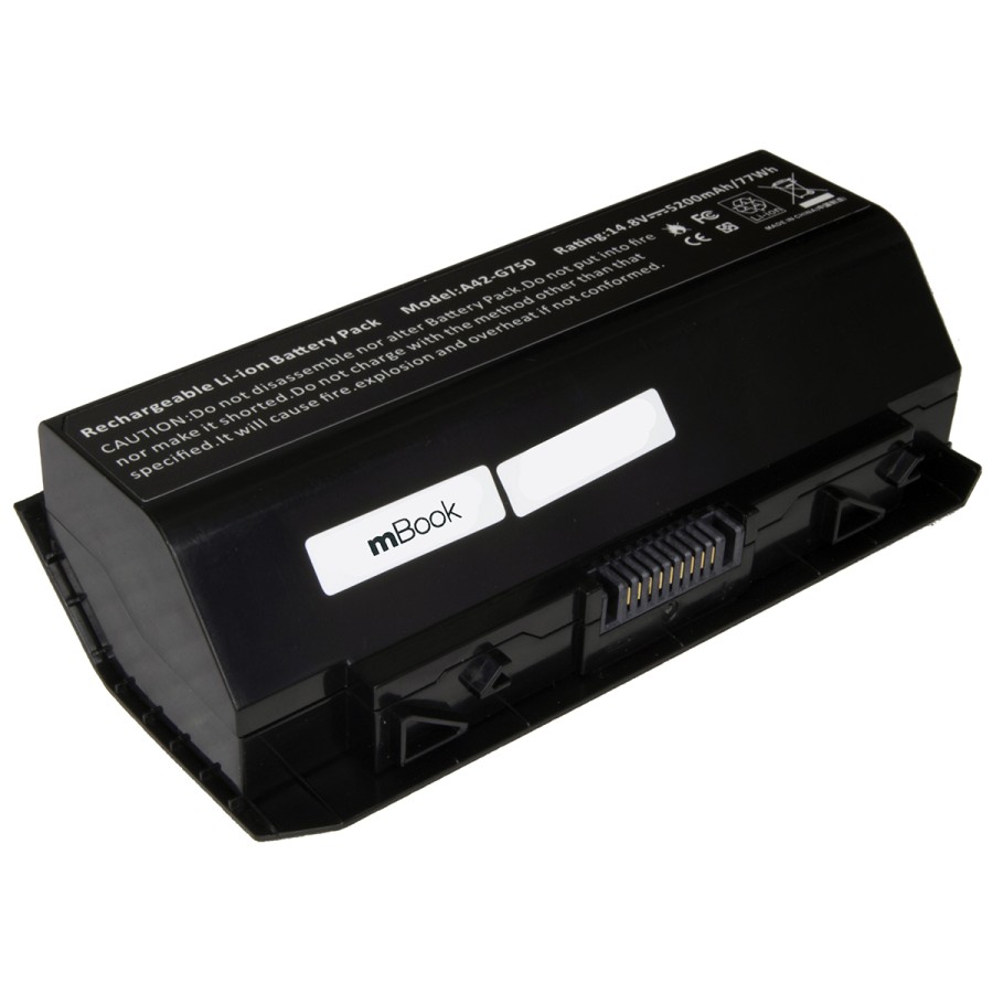 Bateria para Asus compatível com PN a42-g750, 