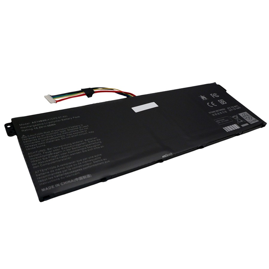 Bateria para Acer compatível com PN AC14B8K 15.2v, 