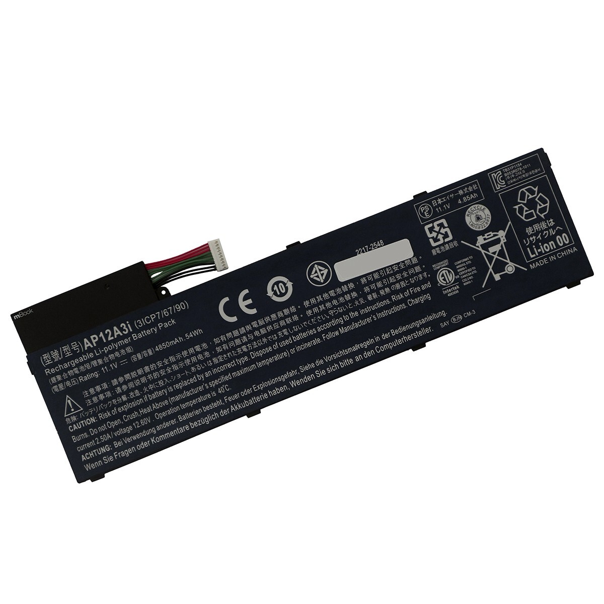 Bateria para Acer Aspire Ap12a4i 3icp7/67/90, 