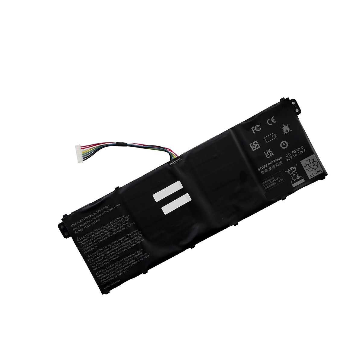 Bateria para Acer 3icp5/57/80 Ac14b18j 11.4v, 