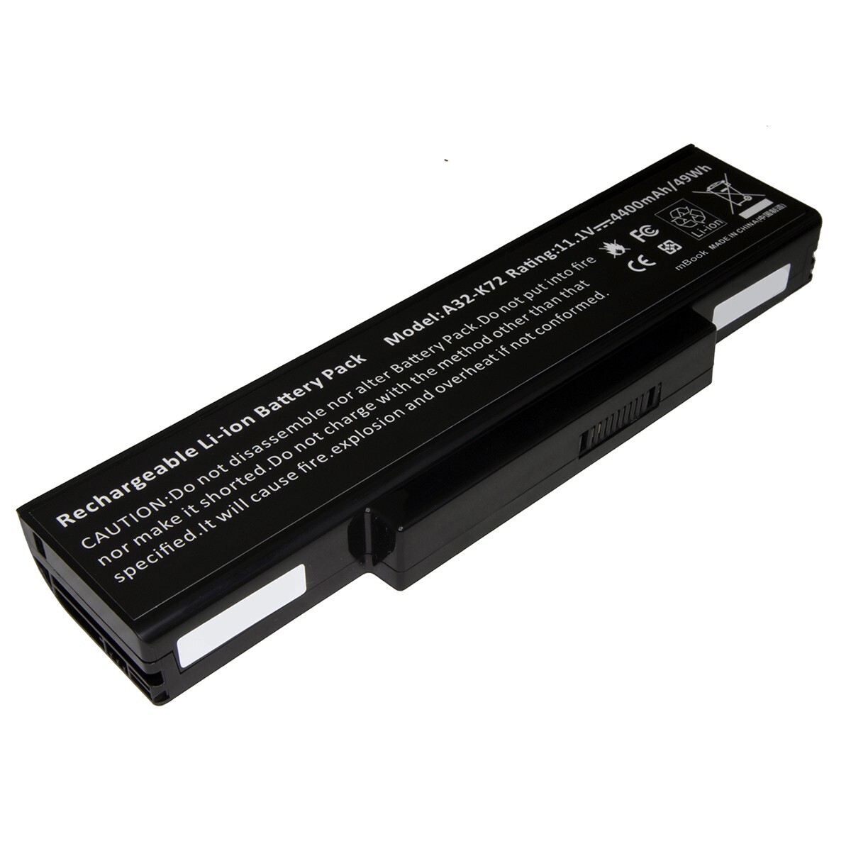 Bateria para notebook Asus X77JG K72P, 