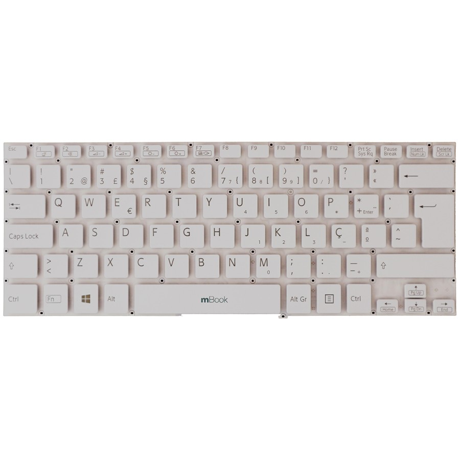 Teclado Notebook para Sony Vaio Aehk8u001103a Svf142 Branco, 