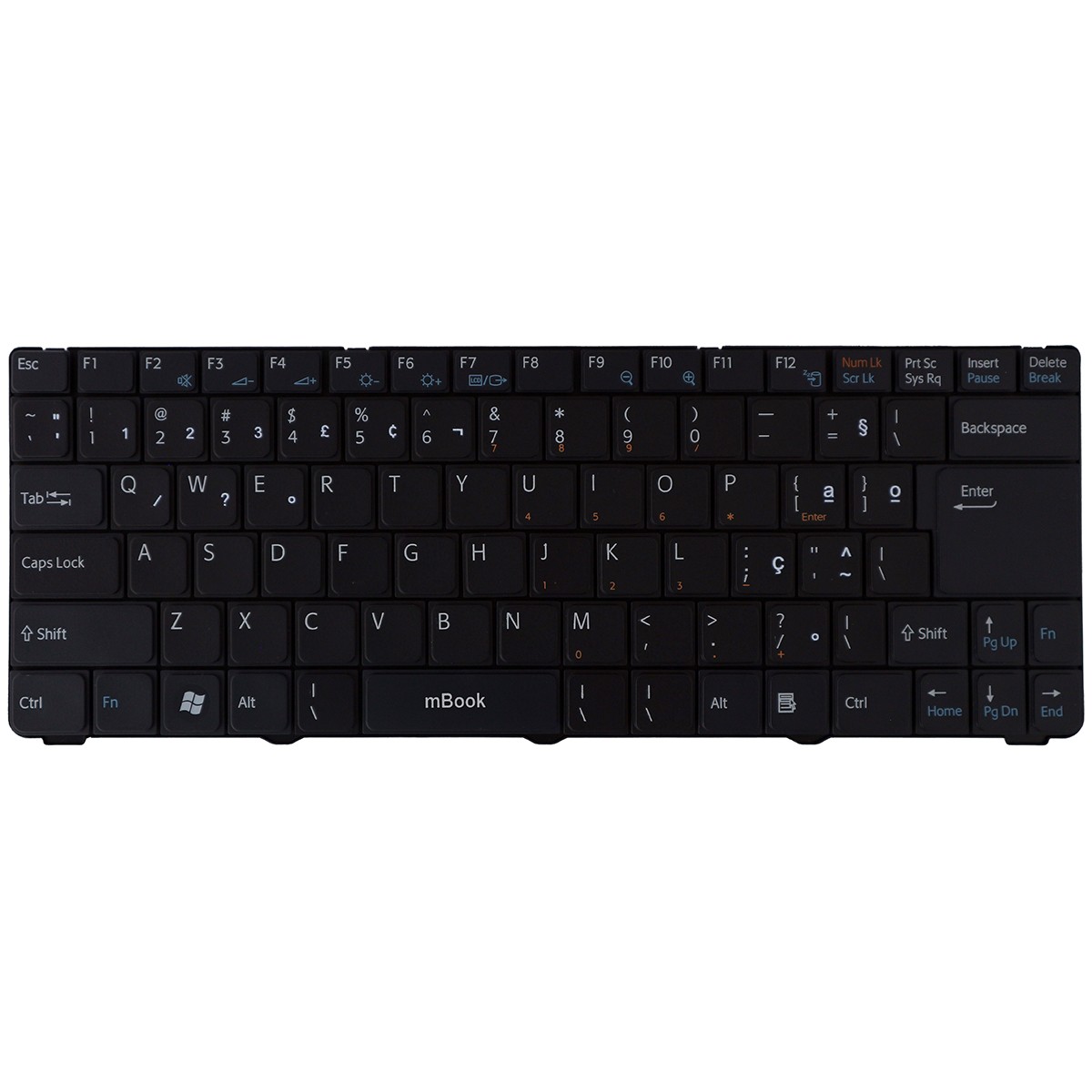 Teclado Sony Vaio Vgn-nr385e Vgn-nr385e/s Vgn-nr385e/t Preto, 