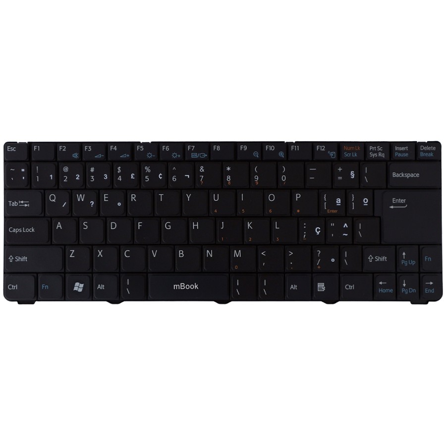 Teclado Sony Vaio Vgn-nr460e/s Vgn-nr460e/t Vgn-nr460e Preto, 