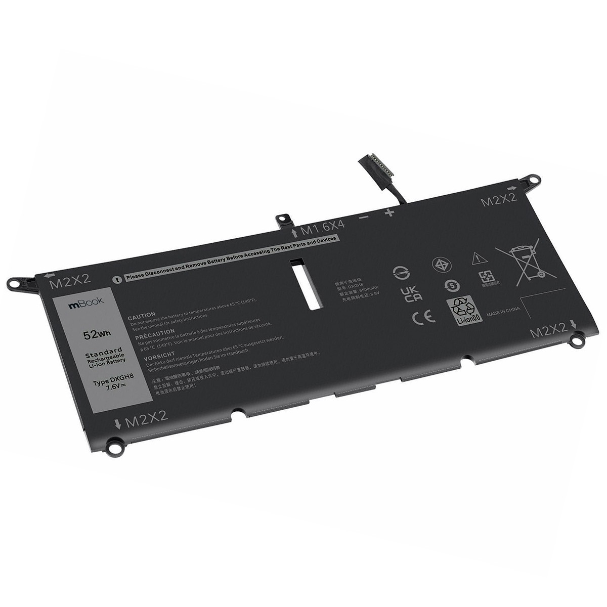 Bateria para Dell XPS 13 9370 2018 Series, 