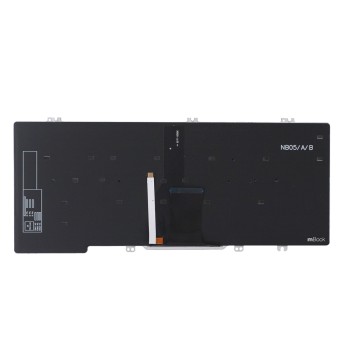 Teclado compatível Dell WNTX6 BR ABNT2 retroiluminado, 