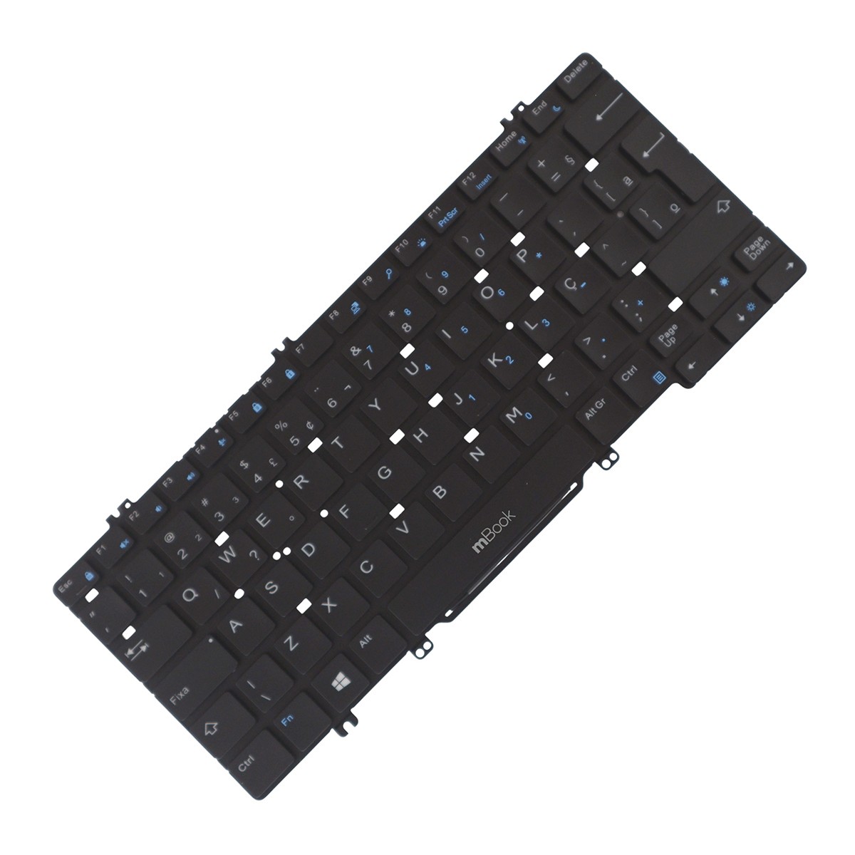 Teclado compatível com Dell 346TJ Com Led, 