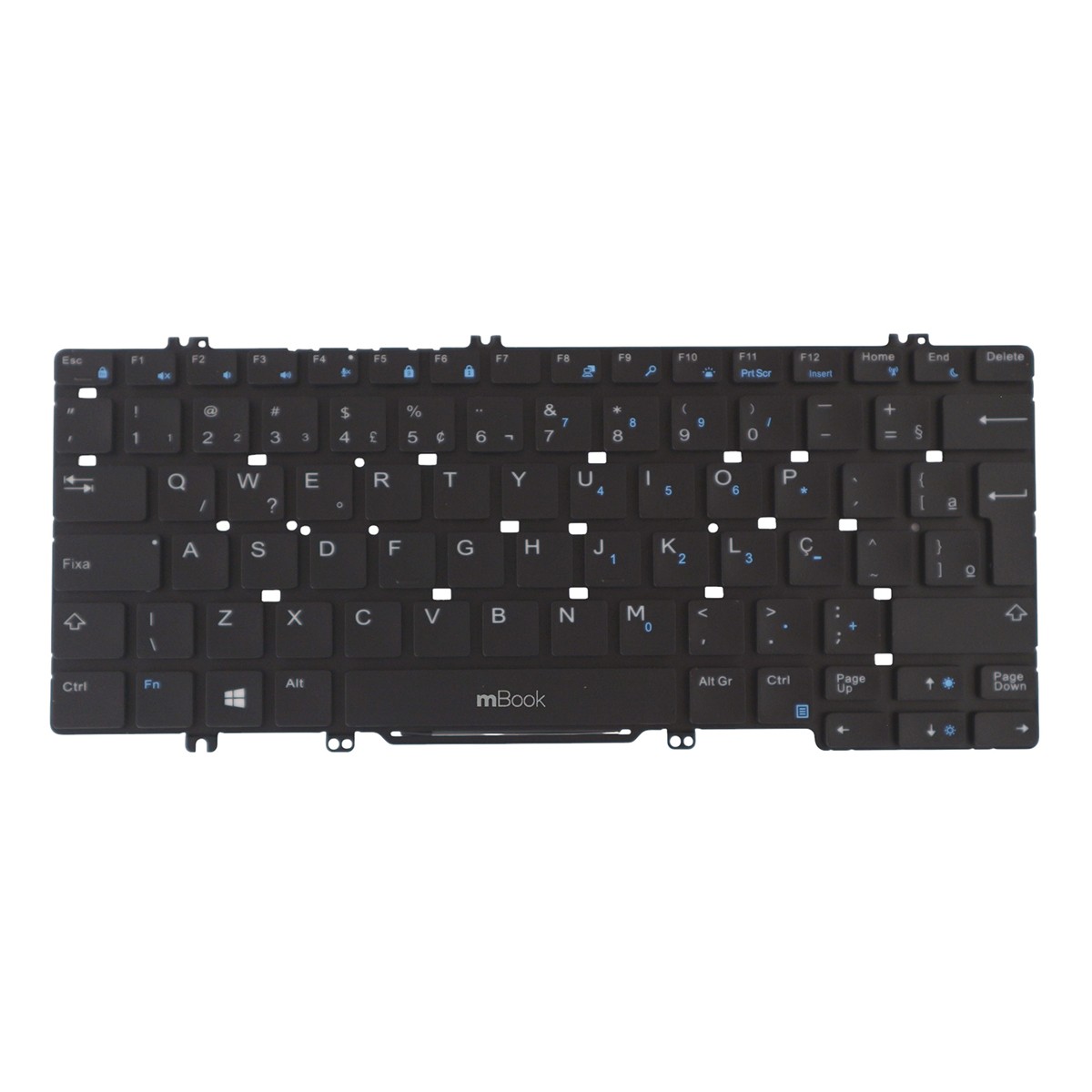 Teclado compatível com Dell 346TJ Com Led, 