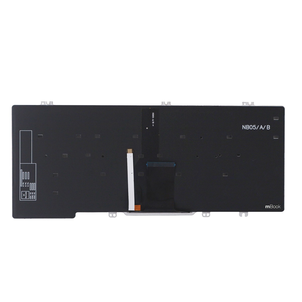 Teclado compatível com Dell 346TJ Com Led, 