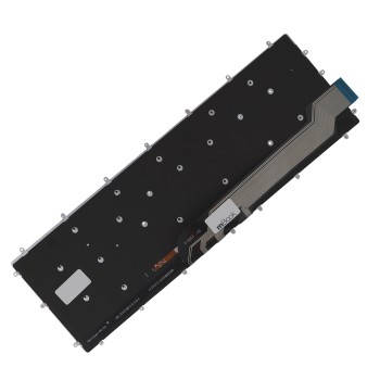 Teclado compatível Dell 15-5567 BR ABNT2 LED vermelho, 