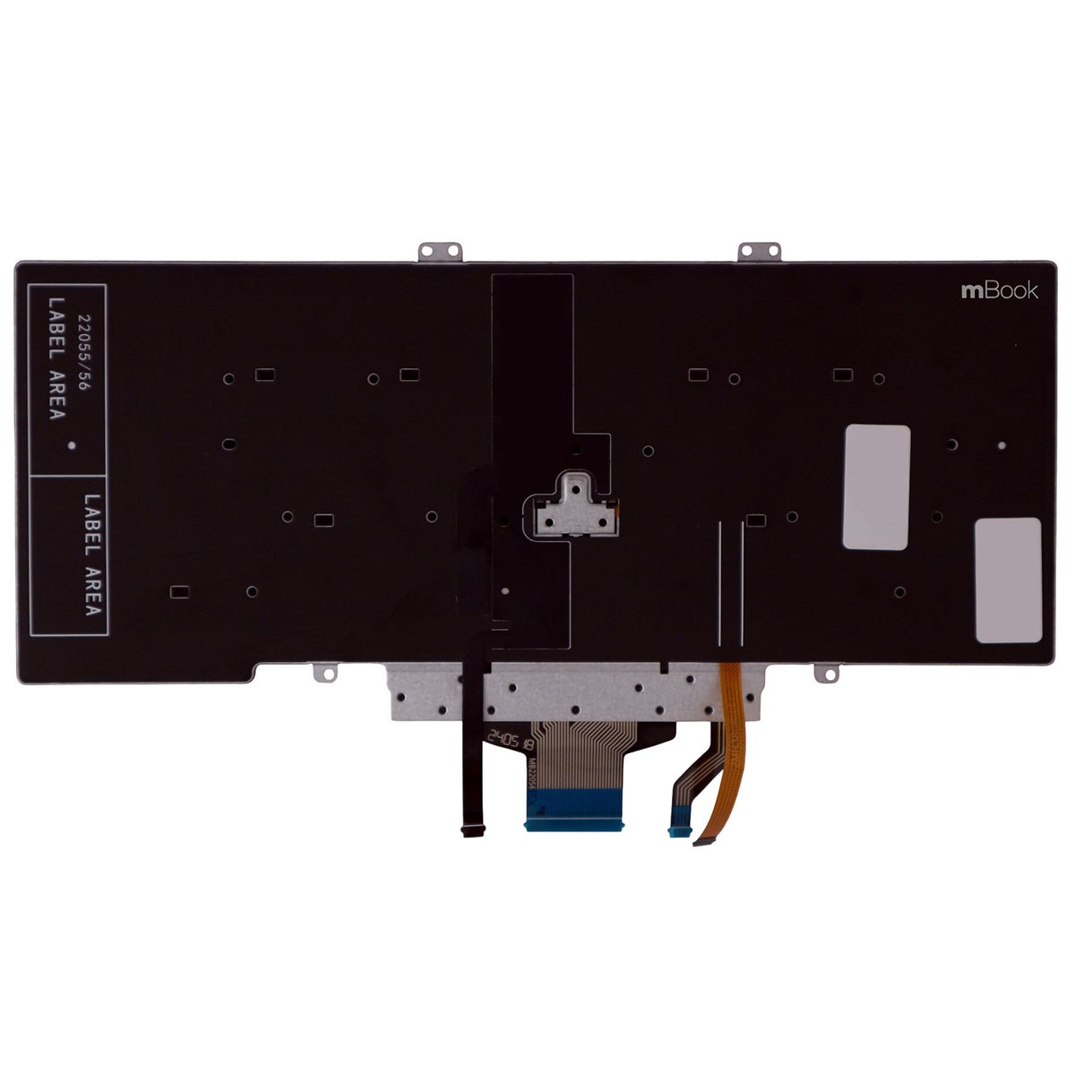 Teclado compatível Dell 0JCDG7 BR ABNT com LED, 