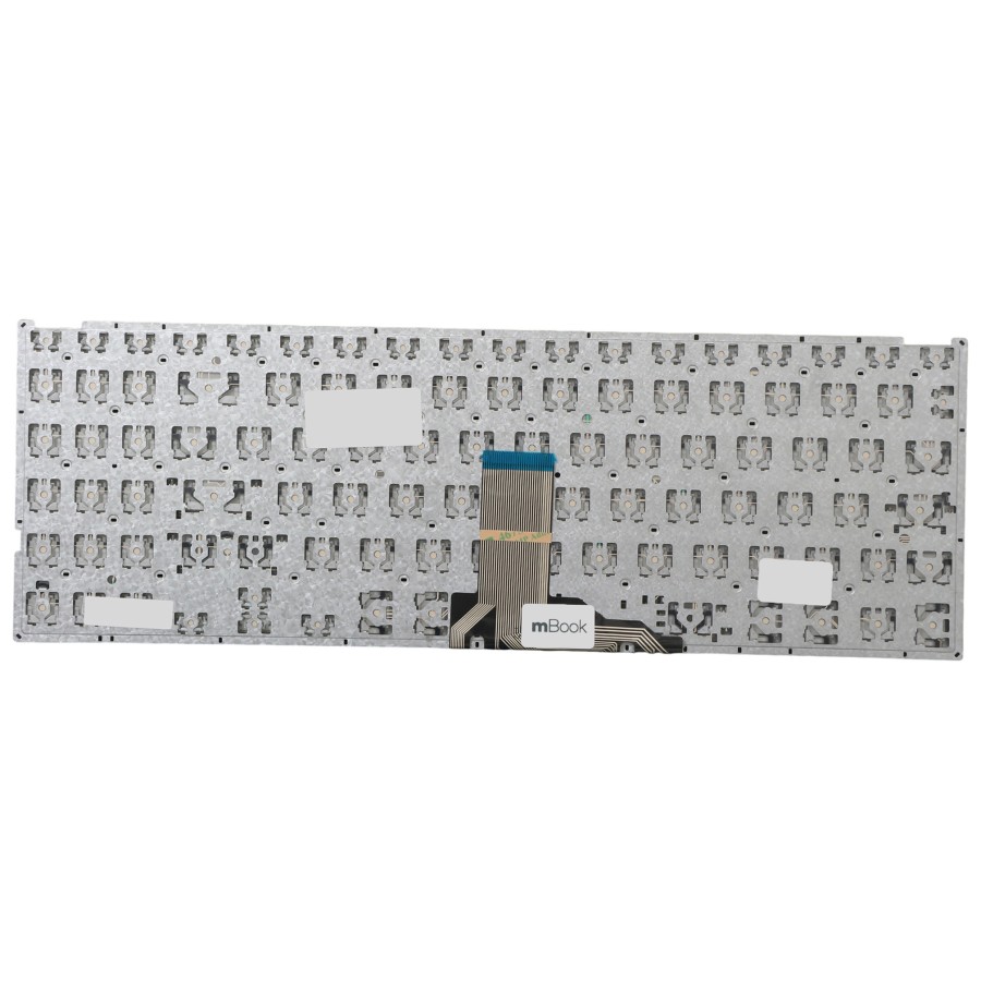 Teclado para Asus P1503DA, P1503FA BR, Cor Prateado, 
