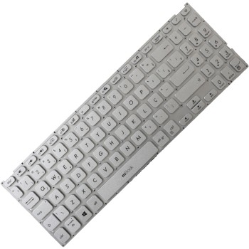 Teclado para Asus A509JA, A509JB BR, Cor Prateado, 