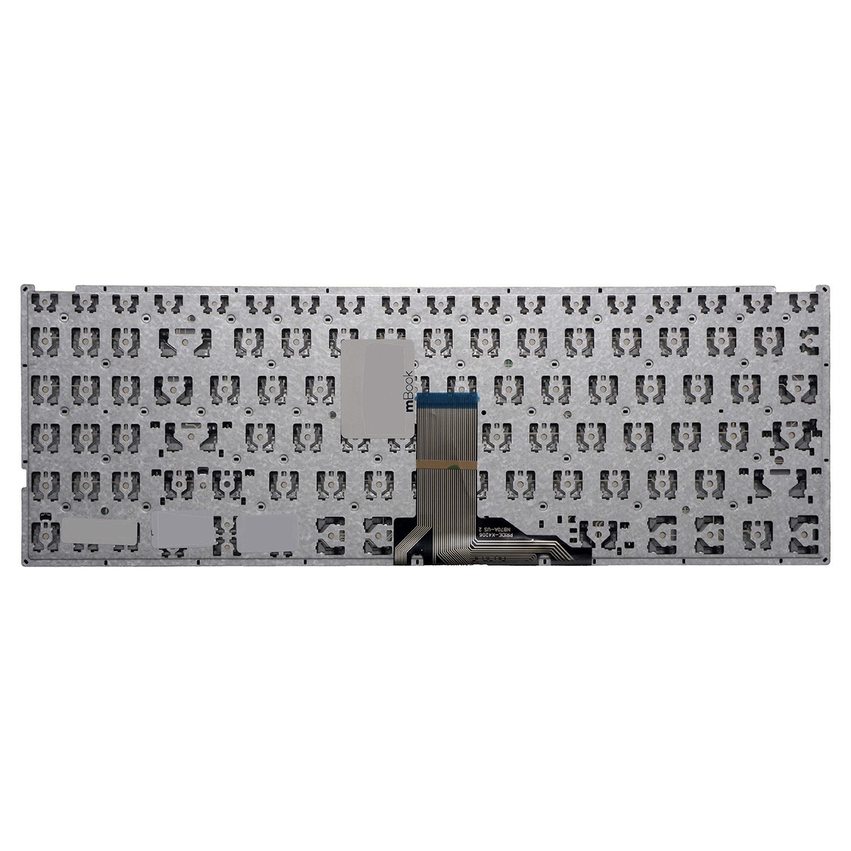 Teclado para Asus X515EP, X515JP US, Cor Prateado, 