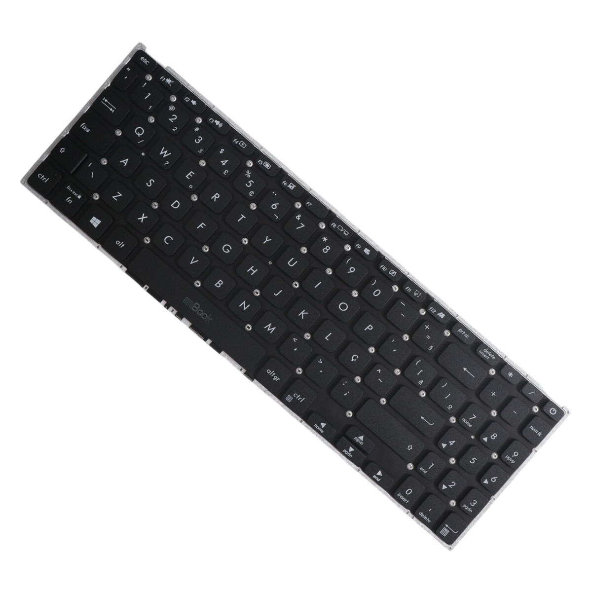 Teclado para Asus F515JA, F515EA BR, Cor Preto, 
