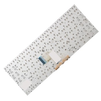 Teclado compatível Sony SVF143A1QT US branco, 