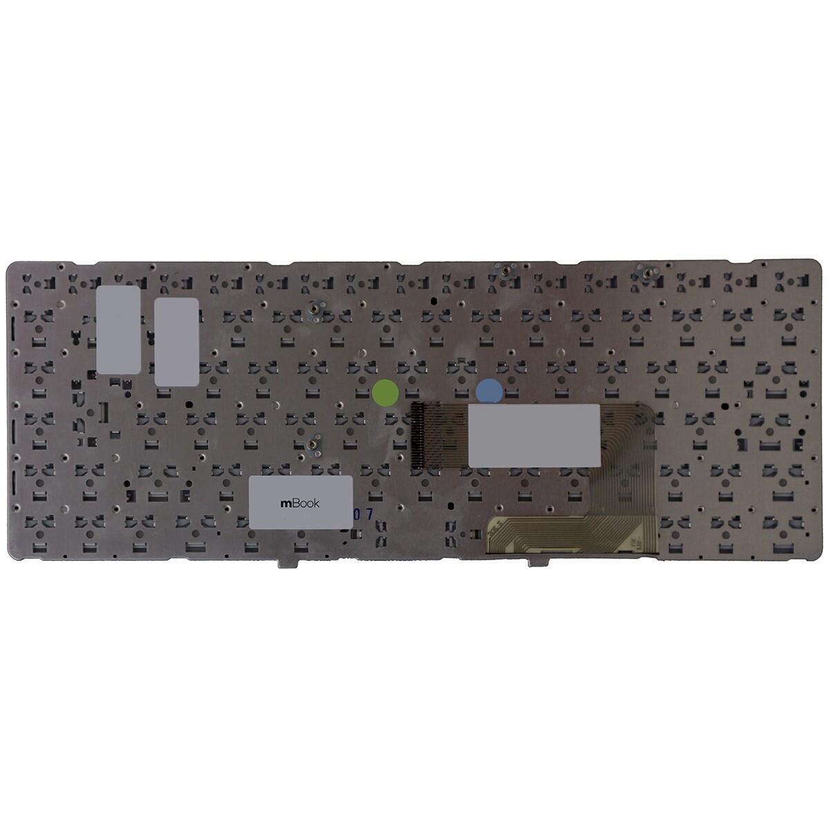 Teclado compatível Sony 1-487-383-21 branco Sem frame, 