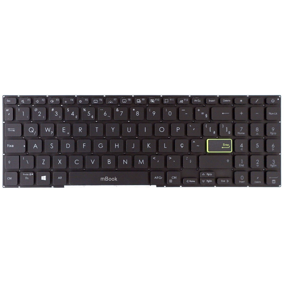 Teclado para Asus X513EQ BR ABNT2 com LED, 
