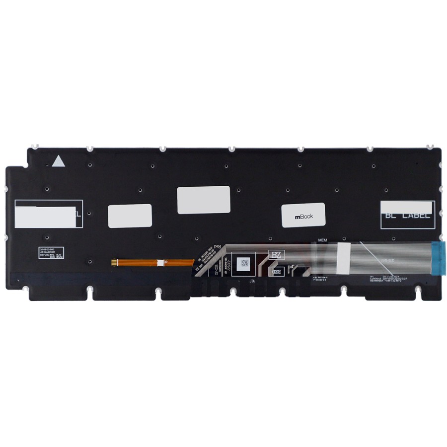 Teclado compatível Dell SN2014BZ LED vermelho G15, 