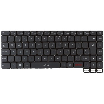 Teclado compatível Positivo C4128G-14 ABNT2, 