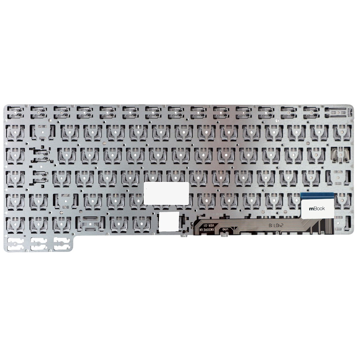 Teclado compatível Positivo C4128G-14 sem moldura, 